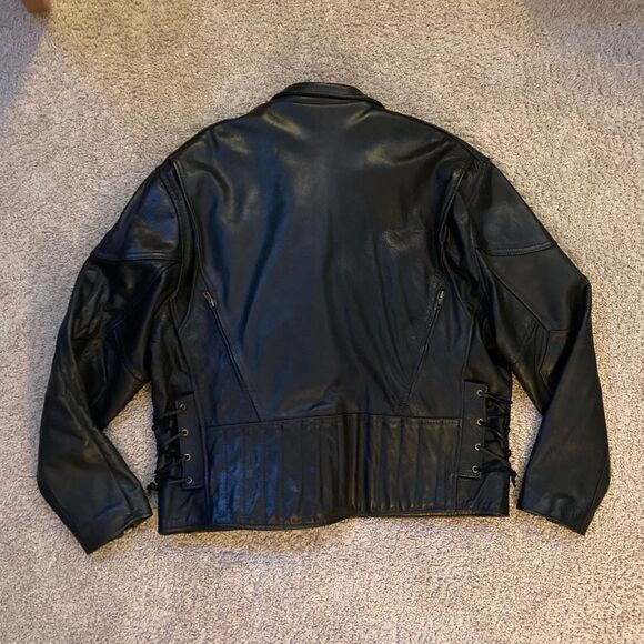 Iron Hides Leather Riding Jacket Size 48 - Picture 2 of 8